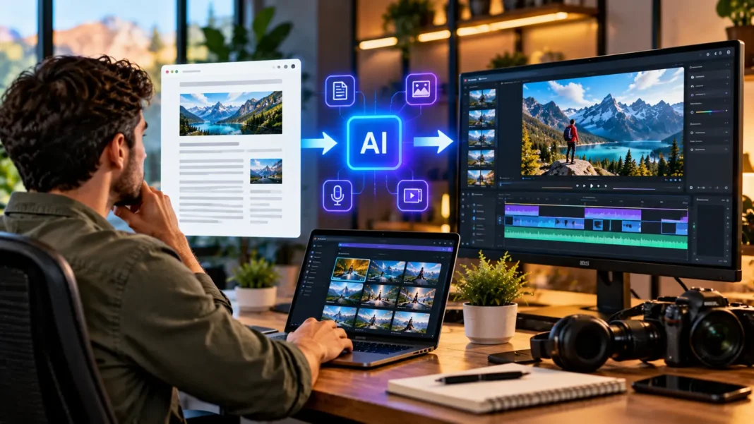 How to Turn Blog Posts Into Videos With AI